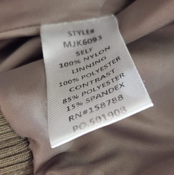 MABLE GAIA LONG SLEEVE TWO WAY JACKET,Olive, Womens Medium,(listing As) - Picture 10 of 14